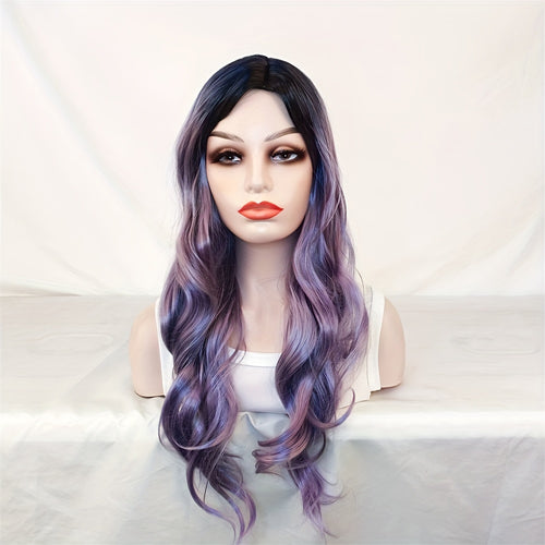  Long Multicolor Synthetic Wig for Festivals cashymart