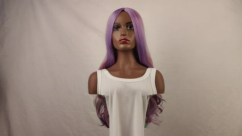  Long Multicolor Synthetic Wig for Festivals cashymart