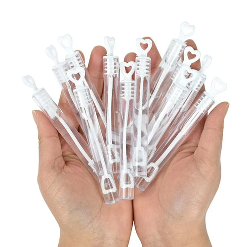  Love Heart Wand Tube Bubble Soap Bottles Favors cashymart