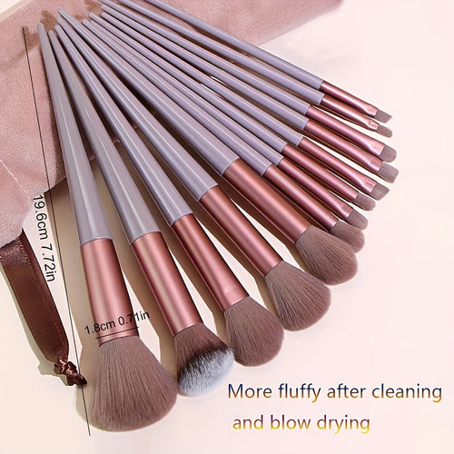  Luxe 13-Piece Makeup Brush Set cashymart