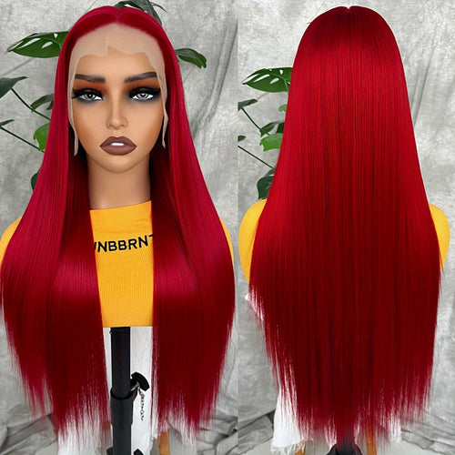  Luxe 28" Straight Synthetic Lace Front Wig cashymart
