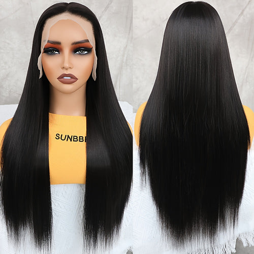  Luxe 28" Straight Synthetic Lace Front Wig cashymart