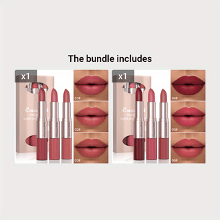  Luxe Lip Duo - 3-Color Lipstick cashymart