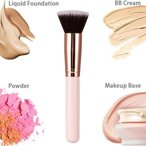  Luxury Champagne Flat Top Foundation Brush cashymart