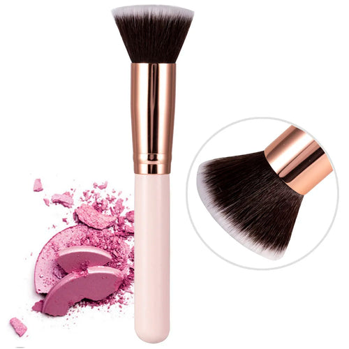  Luxury Champagne Flat Top Foundation Brush cashymart
