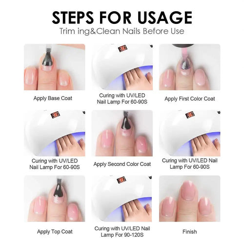  MAYCHAO Transparent Jelly Gel Polish cashymart