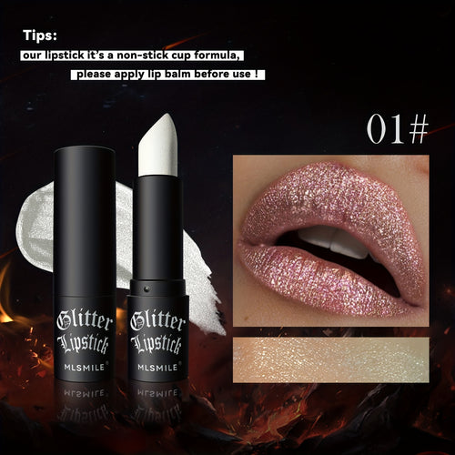  MLSMILE Glitter Lipstick Set cashymart