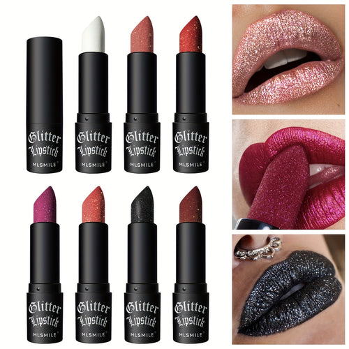  MLSMILE Glitter Lipstick Set cashymart