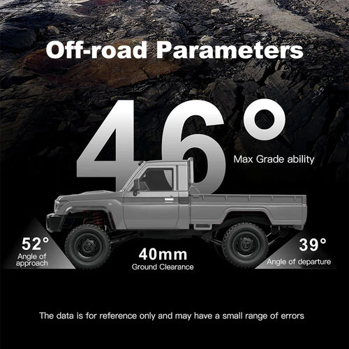  MN82 PRO 1:12 Scale 4WD RC Off-Road Truck with Controllable Lights cashymart