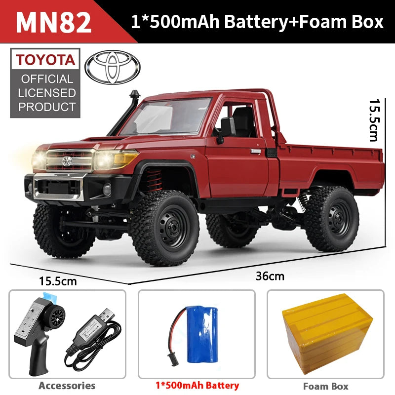 MN82 PRO 1:12 Scale 4WD RC Off-Road Truck with Controllable MN82 PRO 1:12 Scale 4WD RC Off-Road Truck with Controllable