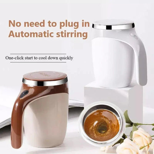  Magnetic Auto-Stir Coffee Cup for Effortless Mixing cashymart