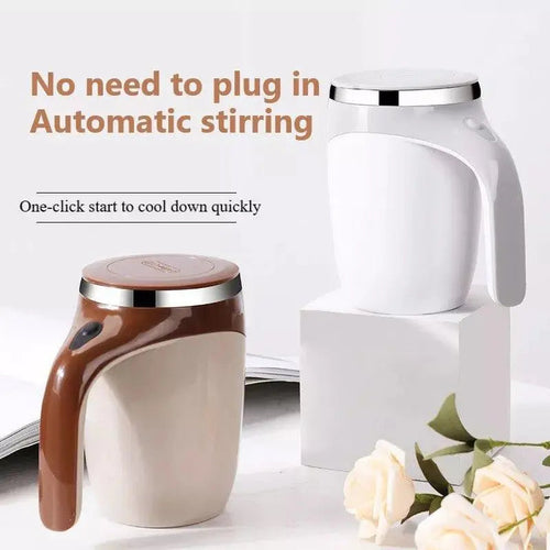  Magnetic Auto-Stir Coffee Cup for Effortless Mixing cashymart