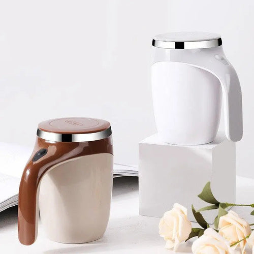  Magnetic Auto-Stir Coffee Cup for Effortless Mixing cashymart