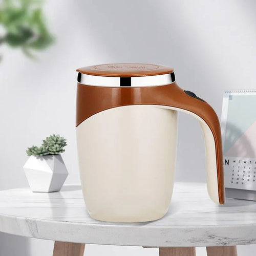  Magnetic Auto-Stir Coffee Cup for Effortless Mixing cashymart