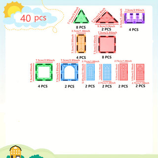  Magnetic Building Blocks Set cashymart