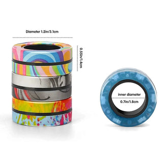  Magnetic Fidget Rings Toy Set 3PCS for All Ages cashymart