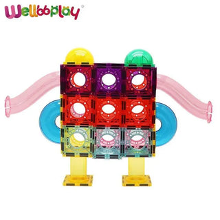  Magnetic Marble Run Building Blocks cashymart