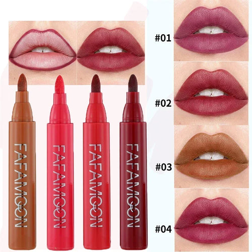  Makeup Lipstick Lips Dye Marker Pen Long-lasting Hydrating cashymart