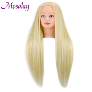  Mannequin Head With Synthetic Hair For Styling cashymart