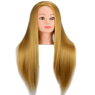  Mannequin Head With Synthetic Hair For Styling cashymart