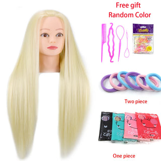 Mannequin Head With Synthetic Hair For Styling cashymart