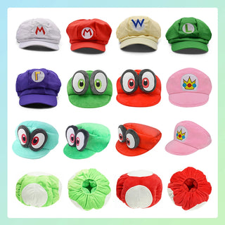  Mario Luigi Plush Hat Cappy Cap for All Ages cashymart