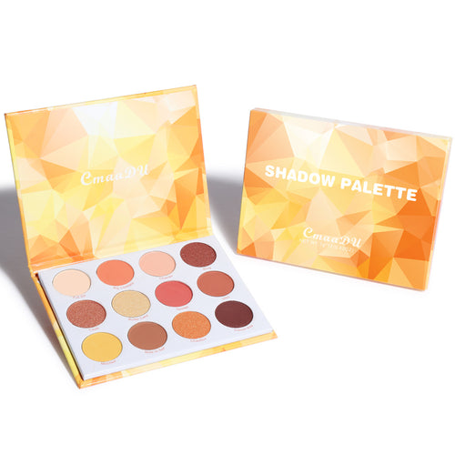  Matte And Metallic Glitter Eyeshadow Palette cashymart