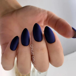  Matte Black Press On Fake Nails cashymart