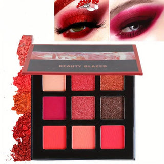  Matte Glitter Eyeshadow Palette 9 Colors cashymart