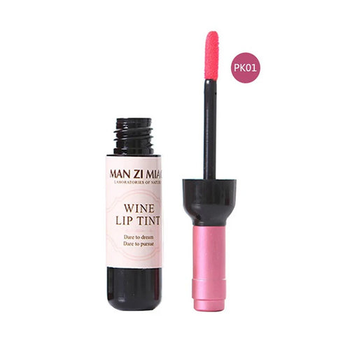 Matte Liquid Lipstick Red Wine Bottle Shaped Lip Gloss cashymart