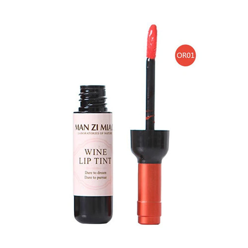  Matte Liquid Lipstick Red Wine Bottle Shaped Lip Gloss cashymart