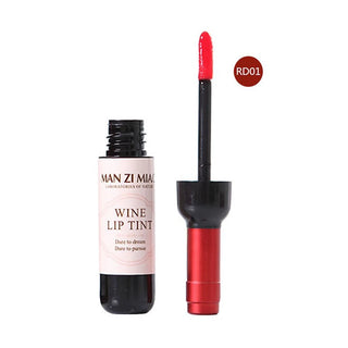  Matte Liquid Lipstick Red Wine Bottle Shaped Lip Gloss cashymart