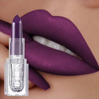  Matte Purple Lip Gloss High Pigment Makeup cashymart