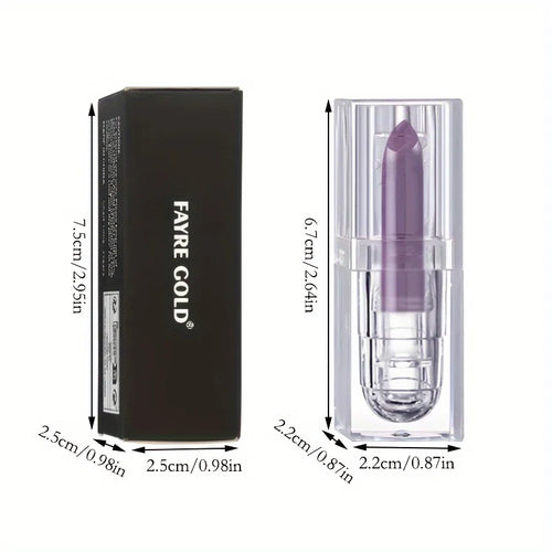  Matte Purple Lip Gloss High Pigment Makeup cashymart