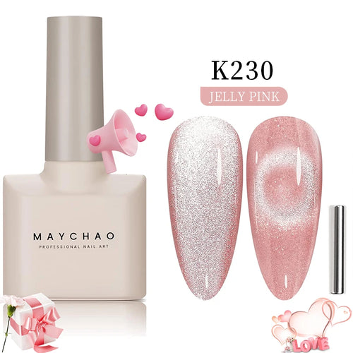  Maychao 12ml Cat Eye Gel Nail Polish Rainbow Effect cashymart