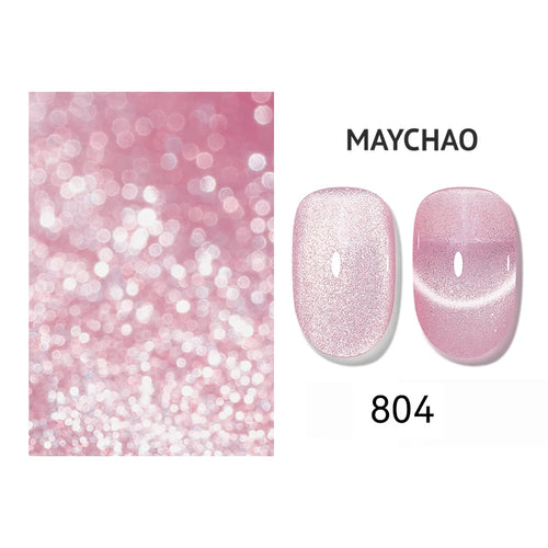  Maychao 12ml Cat Eye Gel Nail Polish Rainbow Effect cashymart