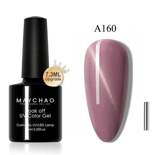  Maychao 12ml Cat Eye Gel Nail Polish Rainbow Effect cashymart