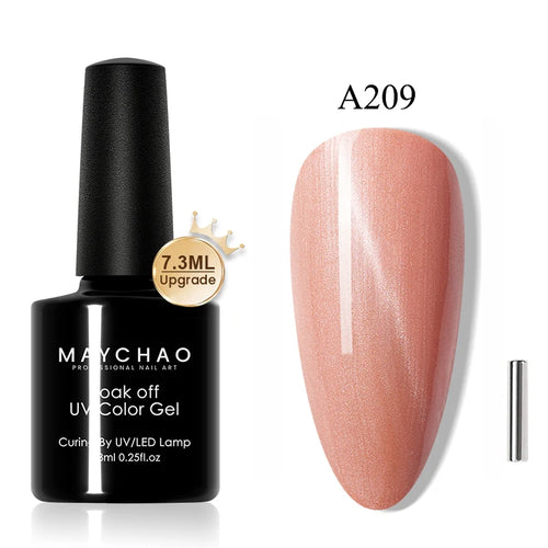  Maychao 12ml Cat Eye Gel Nail Polish Rainbow Effect cashymart