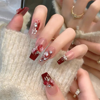  Medium Long Acrylic Fake Nails cashymart