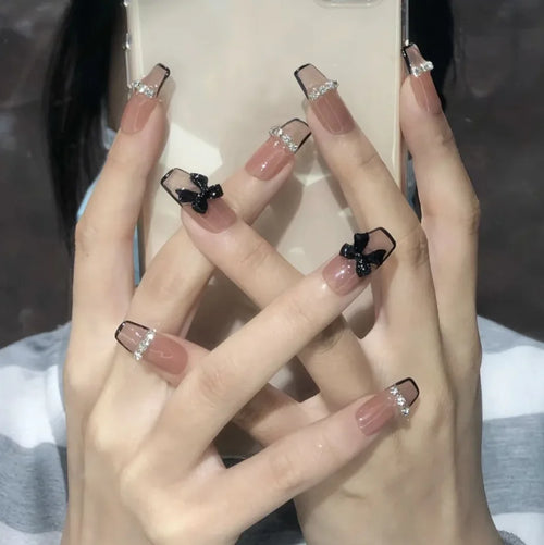  Medium Long Acrylic Fake Nails cashymart