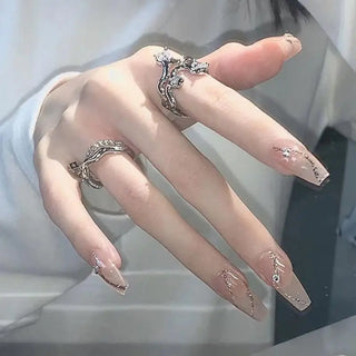  Medium Long Acrylic Fake Nails cashymart