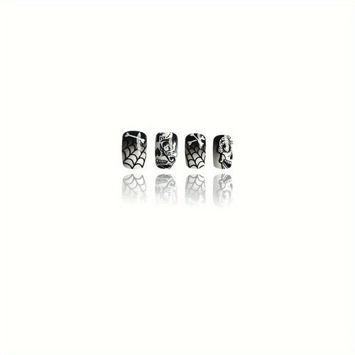  Medium Square Halloween Press-On Nails cashymart