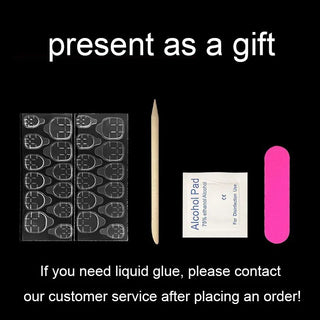  Medium Square Press-On Nail Set cashymart