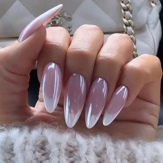  Medium-length Acrylic Almond Fake Nails cashymart
