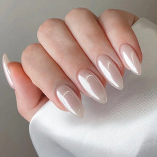  Medium-length Acrylic Almond Fake Nails cashymart