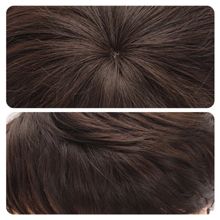  Men's Bald Top Wig With Clip Korean Hair cashymart