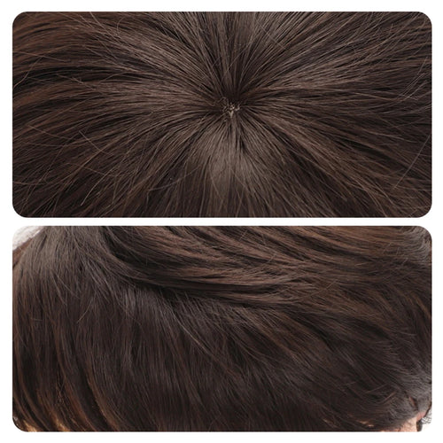  Men's Bald Top Wig With Clip Korean Hair cashymart