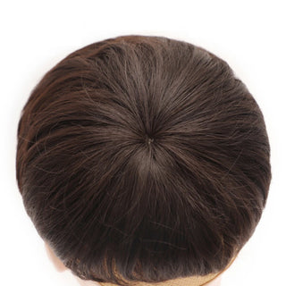  Men's Bald Top Wig With Clip Korean Hair cashymart