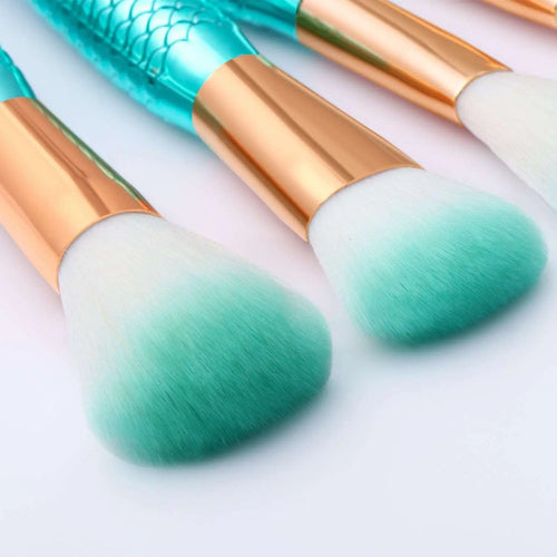  Mermaid Makeup Brush Set cashymart