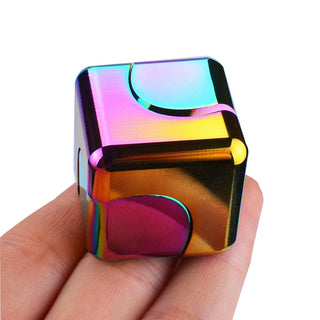  Metal Cube Spinner Fidget Toy for Stress Relief cashymart